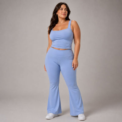 Elara Flare Leggings Set - For yoga, gym, and lounging