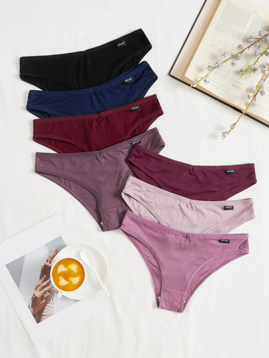 Multicolor Bikini Briefs Set