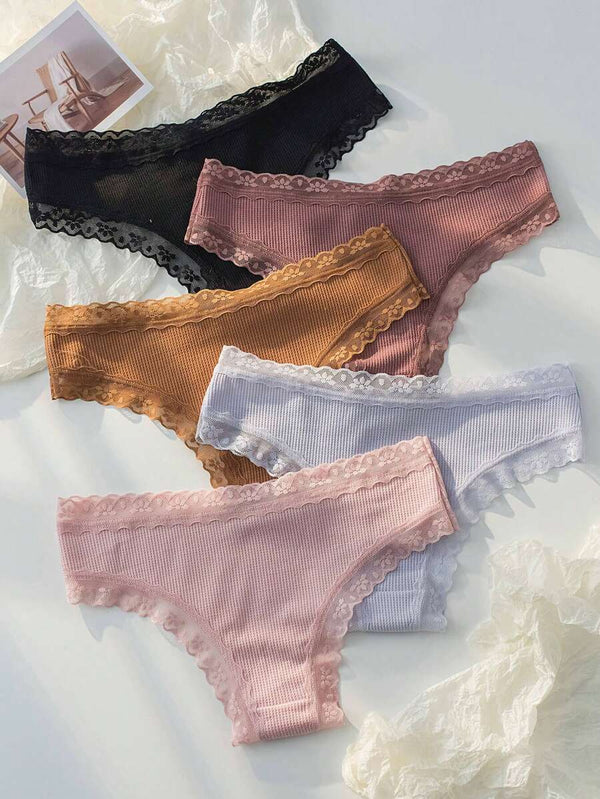 Multicolor Lace Boyshort Panties