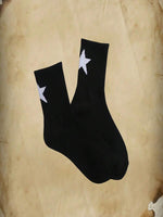 Star Pattern Crew Socks - 4