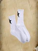 Star Pattern Crew Socks - 5