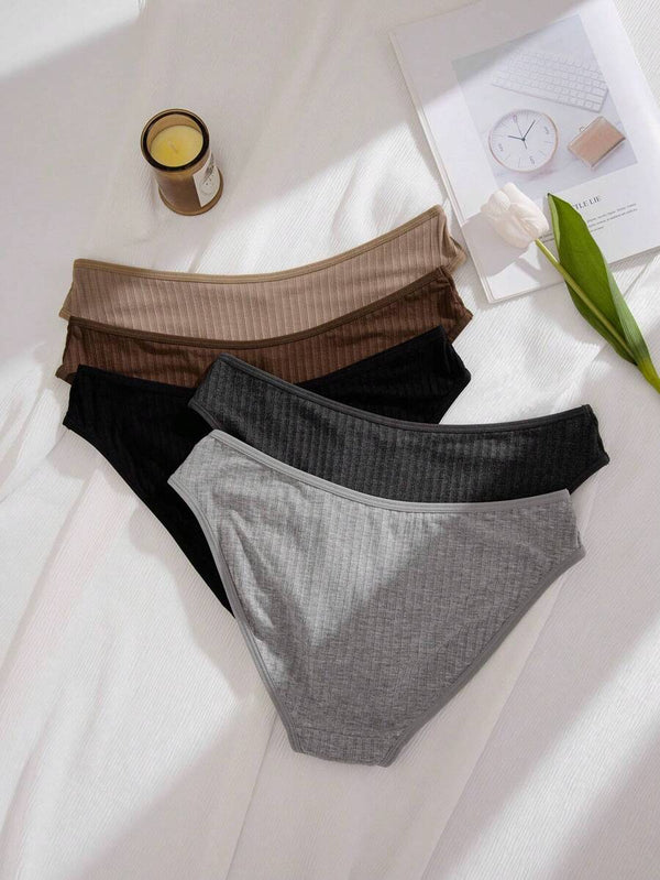 Multicolor Stretch Briefs Set