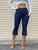 Denim Capri Pants - 4