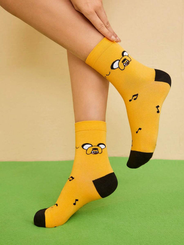 Adventure Time Graphic Crew Socks