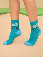 Adventure Time Graphic Crew Socks - 3