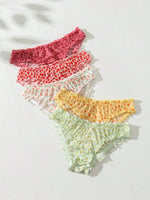 Vintage Fruit Triangle Panty Set - 3