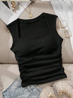 Plus Size Thick Strap Tank Top Set - 3