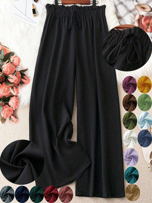 Plus Size Classic Casual Trousers