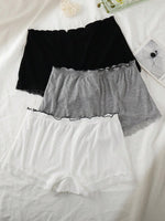 Casual Ribbed Trim Panty Set - 2