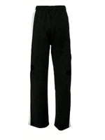 Plus Size Colorblock Sweatpants - 2