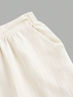 3-Pack Solid Color Waist-Tie Wide Leg Pants - 4