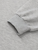 Preppy Print Sweatshirt - 5