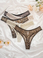 Classic Animal Print Thong Set - 4