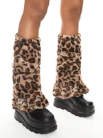 Leopard Print Leg Warmers - 3