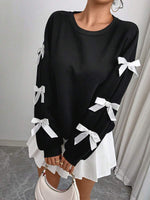 Bow Decor Hoodie - 3