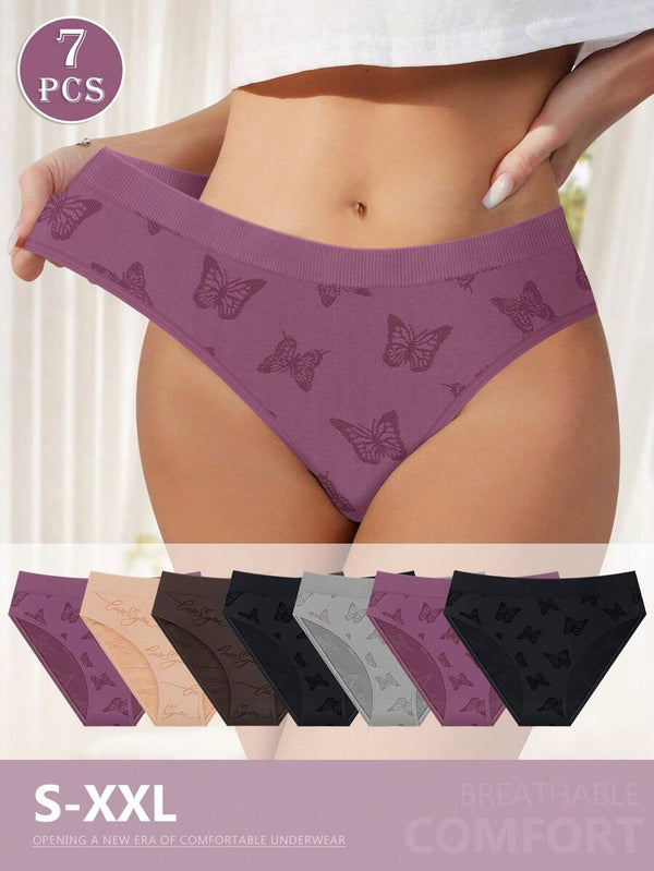 Printed Triangle Panty Set