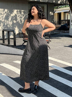 Plus Size Black Floral Cami Dress - 4