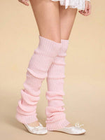 Kawaii Long Knitted Leg Warmers - 3