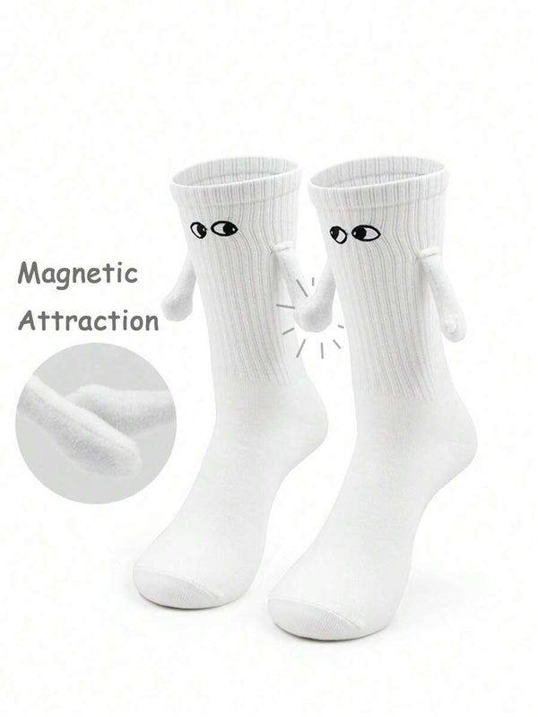 Magnetic Hand-Holding Couple Socks