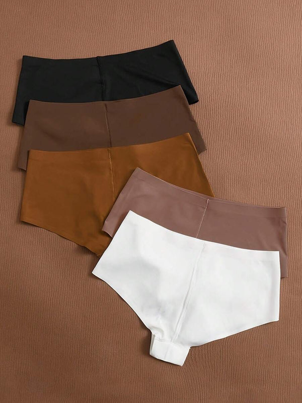 Seamless High-Elasticity Hipster Panties