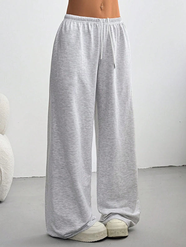 Plus Size Drawstring Loose Sweatpants