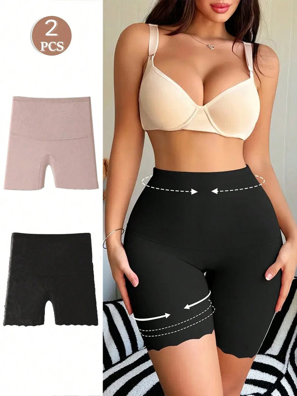 High-Waist Tummy Control Shaping Shorts