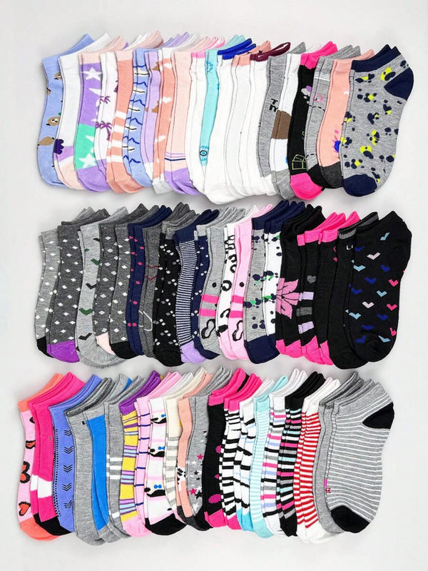 Breathable Low-Cut Ankle Socks Set