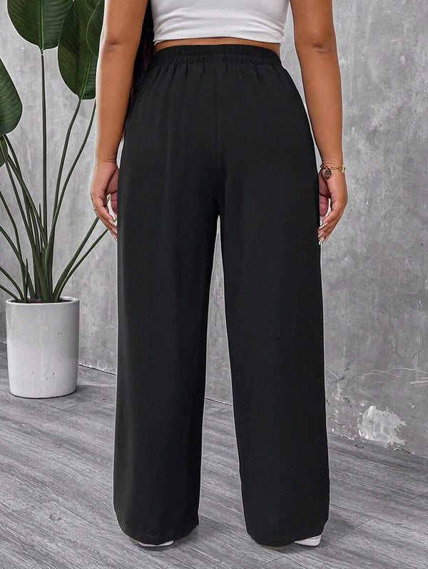 Petite Plus Pleated Trousers