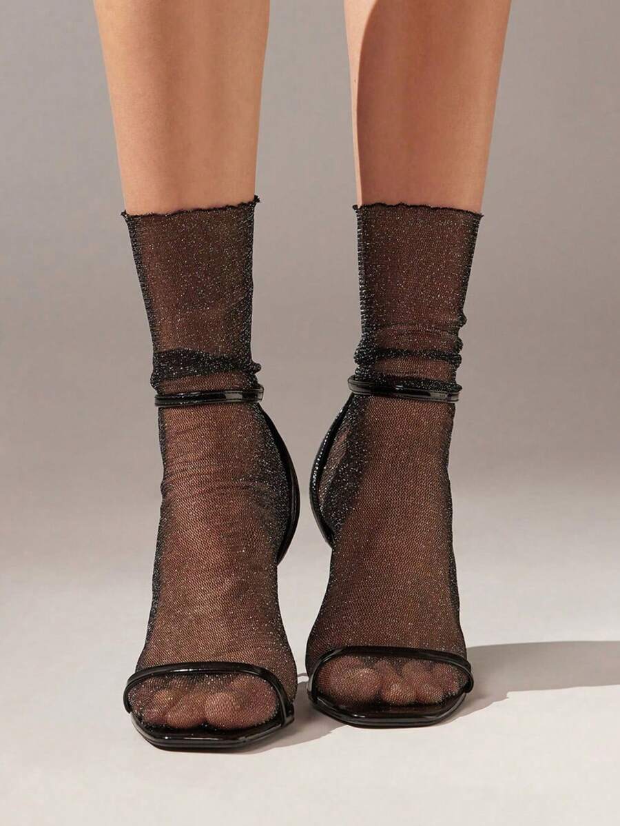 Sheer Mesh Socks