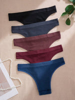 Seamless Ultra-Low Rise Knitted Panties - 2