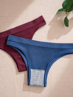 Seamless Ultra-Low Rise Knitted Panties - 5