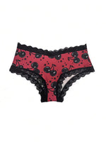 Cherry Lace Patchwork Panty Set - 3