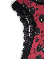 Cherry Print Panty Set - 5