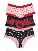 Cherry Lace Patchwork Panty Set - 1