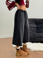 Baggy Elastic Waist Shorts - 5