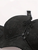 Floral Lace Wireless Comfort Bra - 4