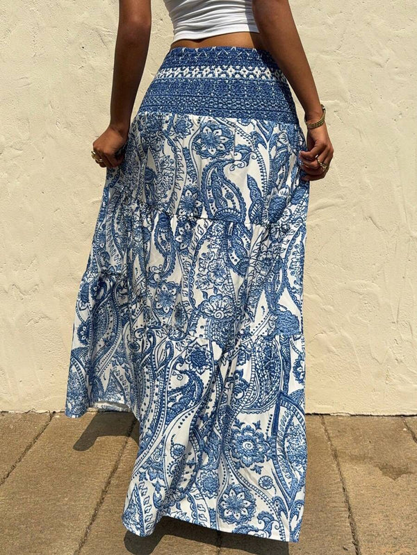 Bohemian Printed Summer Skirt