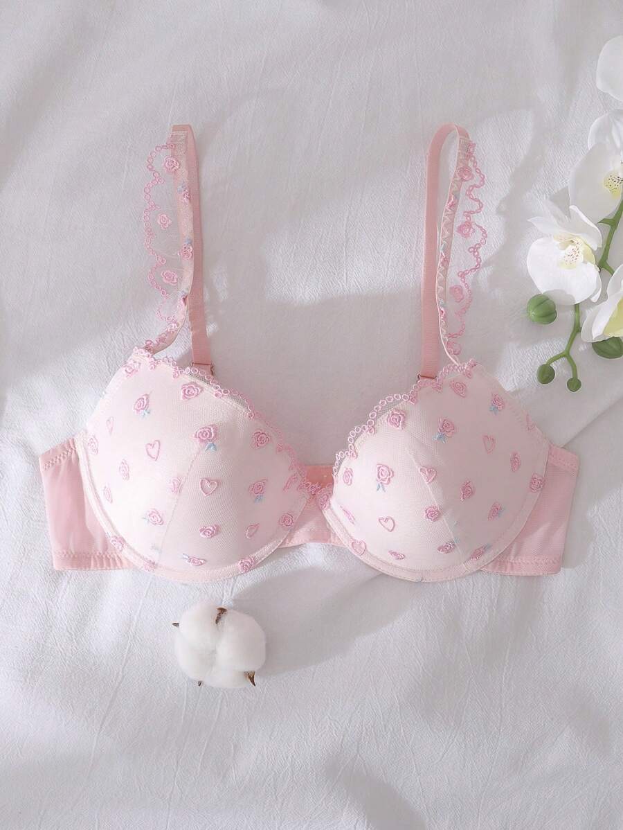 Elegant Padded Underwire Bra