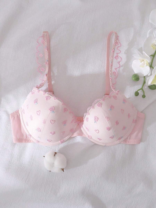 Elegant Padded Underwire Bra