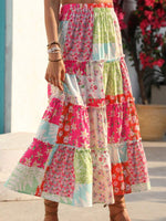 Bohemian Ruffle Hem Skirt - 4