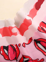 Wave Hem Seamless Panty Set - 5