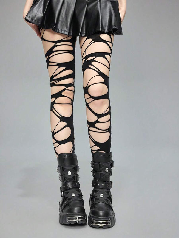 Y2K Fishnet Tights & Socks Set