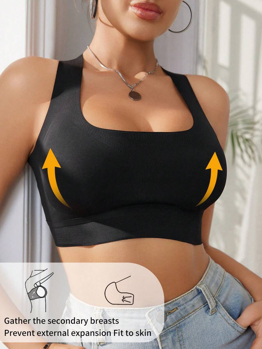 Criss-Cross Back Seamless Bra