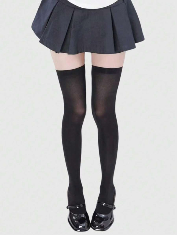 High Elastic Thigh High Socks