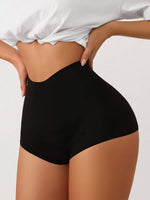 Black High-Stretch Shapewear Shorts - 4