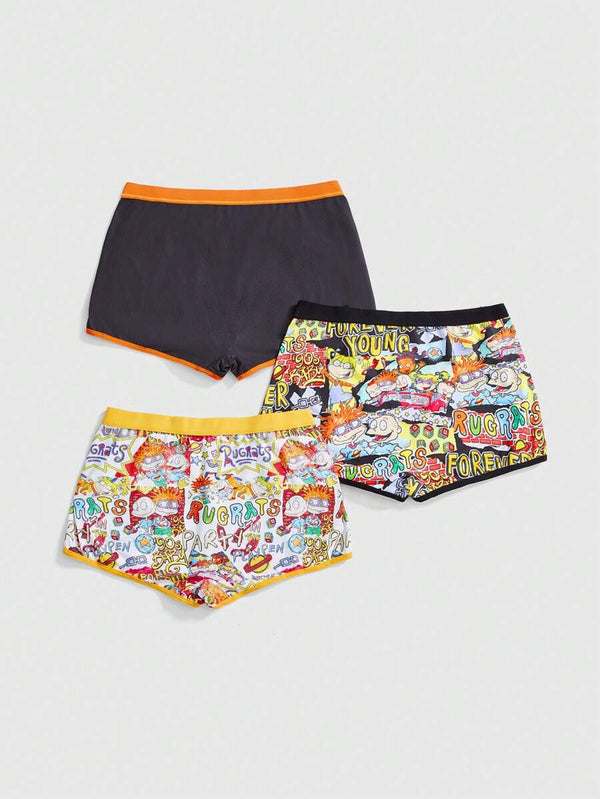 Cartoon Boxer Briefs Set