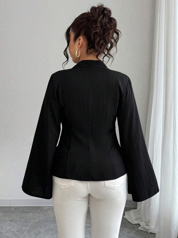 Plus Size Button-Front Shirt