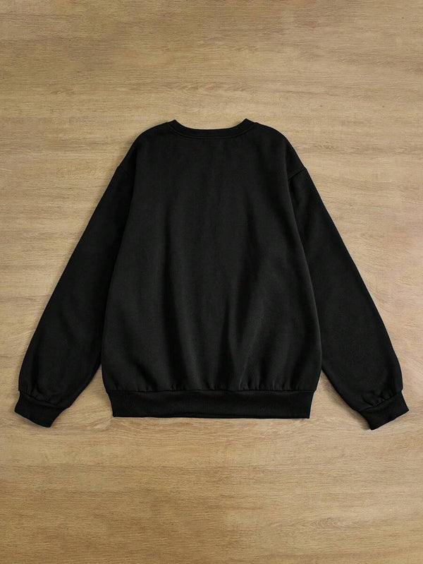 Printed Fleece Sweatshirt