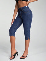 Capri Denim Pants - 3
