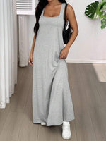 Asymmetric Sleeveless Summer Dress - 4